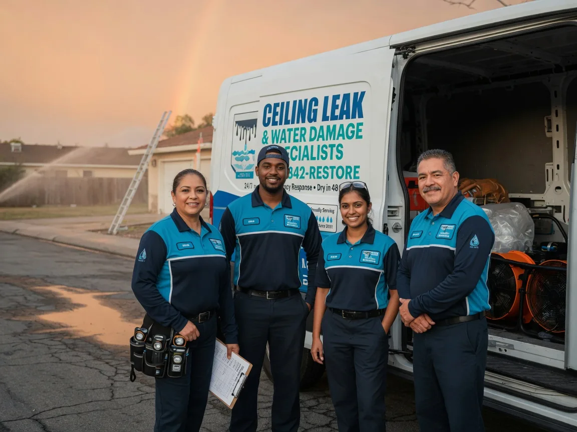 Ceiling Leak Cleanup company in Stevens, PA