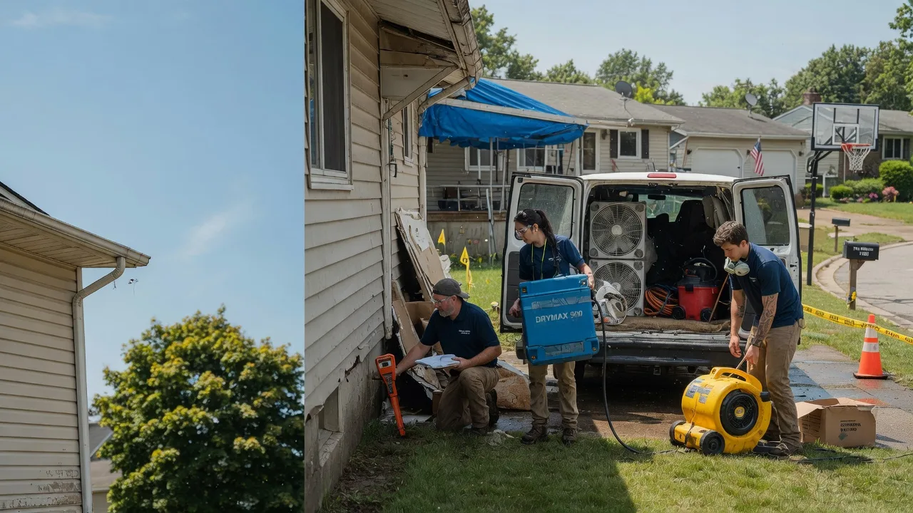 Ceiling Leak Cleanup in Stevens, PA near me