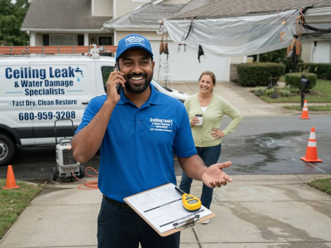 Ceiling Leak Cleanup Stevens, PA FAQs